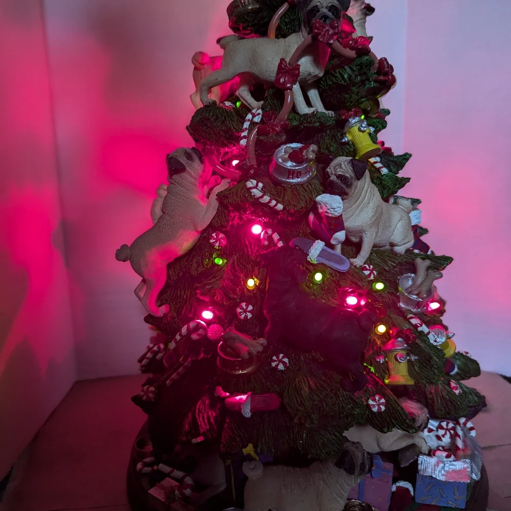 Danbury mint pug Christmas tree-EXCELLENT CONDITION - Picture 9 of 9